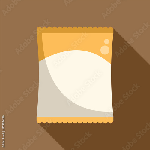 Laundry detergent package design with copy space, ideal for showcasing washing powder brand identity