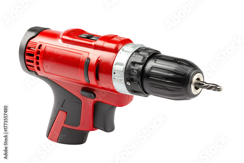 electric drill isolated on white background