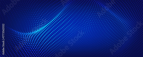 Premium background design with blue dot pattern (texture) in luxurious colors. Abstract horizontal vector template for business banners, formal backgrounds,eps10