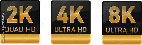 Resolution comparison of 2k 4k and 8k ultra hd video