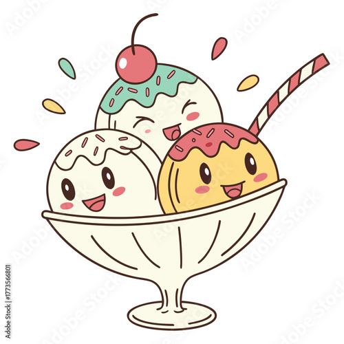 Laughing Ice Cream Sundae