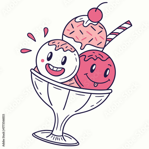 Laughing Ice Cream Sundae 1