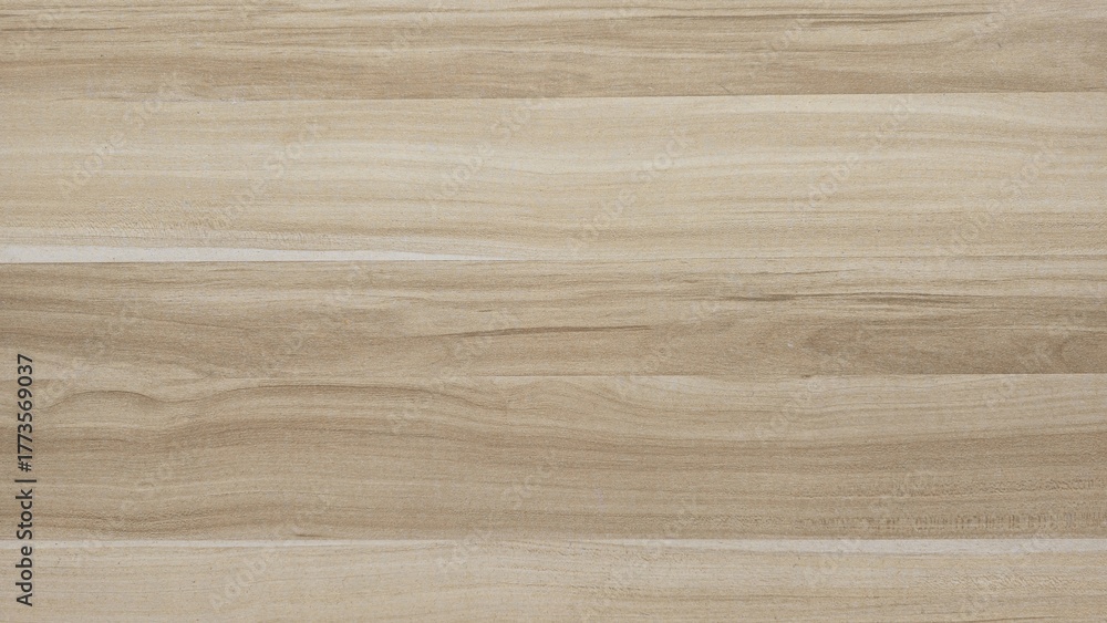 Naklejka premium Light brown laminate wood surface, wood grain texture, natural wooden surface with horizontal patterns, perfect as a background or backdrop.