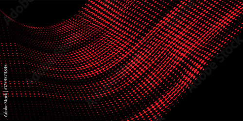 Red black brush stroke pattern car sticker abstract banner sporty lines red black color combination brush stroke pattern grunge motorsport racing design.