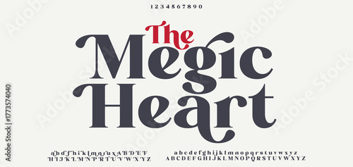 Bold and luxurious serif font with sharp contrast and dramatic flair, great for branding, headlines, and promotions