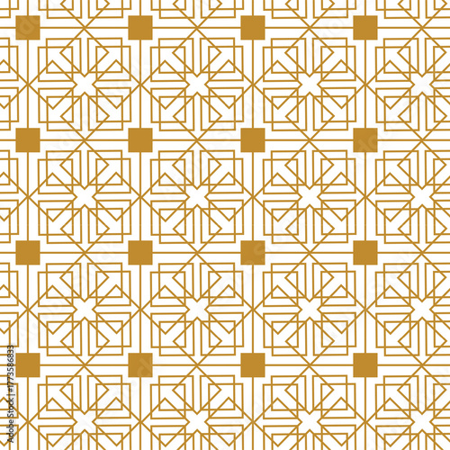 Seamless geometric pattern with Celtic ornament design background