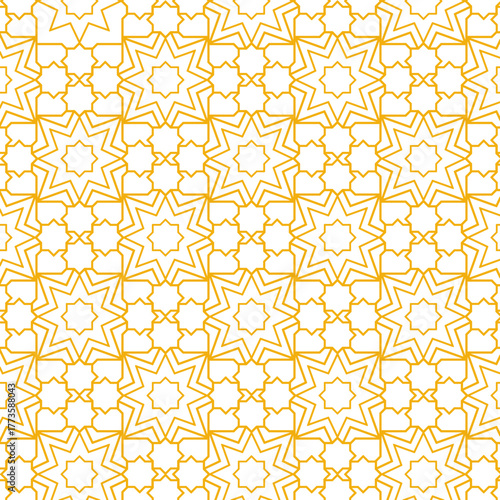 Seamless geometric pattern with Celtic ornament design background