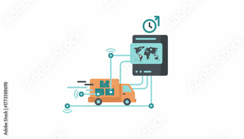 A smart supply chain management system that uses IoT sensors to track and monitor the movement of goods in realtime improving efficiency.