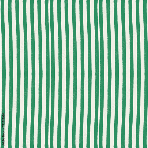 Green striped fabric texture background