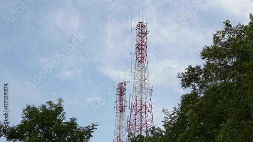 telecommunication mast TV antennas wireless technology	