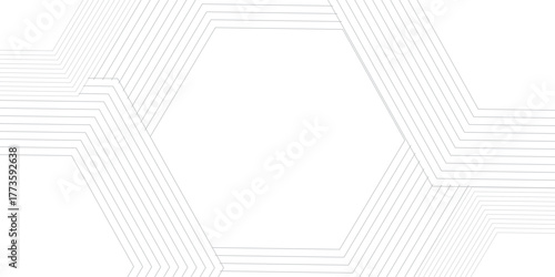 Top Hexagon background in monochrome, Vector, zigzag, repeating patterns. art