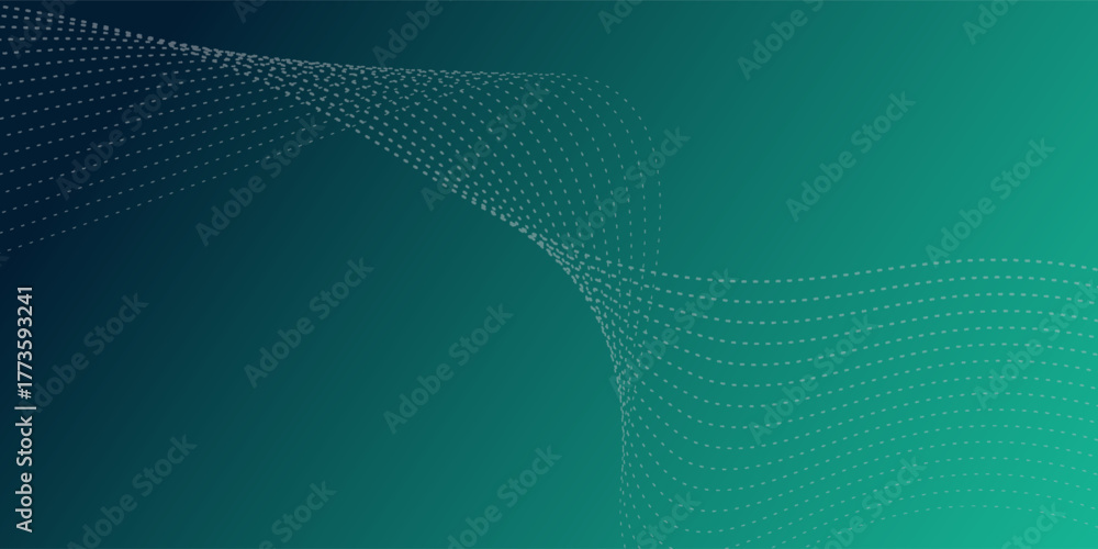 Obraz premium Quality Digital technology speed connect blue green background, cyber nano information. Background
