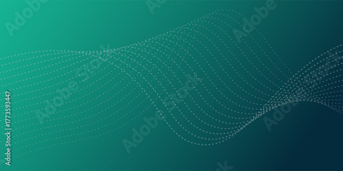 Quality Digital technology speed connect blue green background, cyber nano information. Background