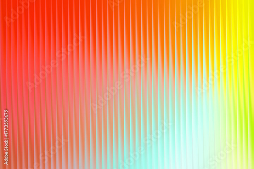 Illustration of vibrant abstract background with vertical lines in red, orange, yellow, and blue