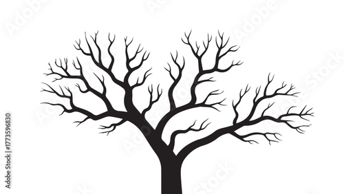 tree silhouette vector