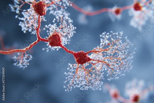 Brisk BDNF Bay: Brain-derived neurotrophic factor (BDNF) neurotransmitters form a brisk bay, promoting neuronal survival and growth.