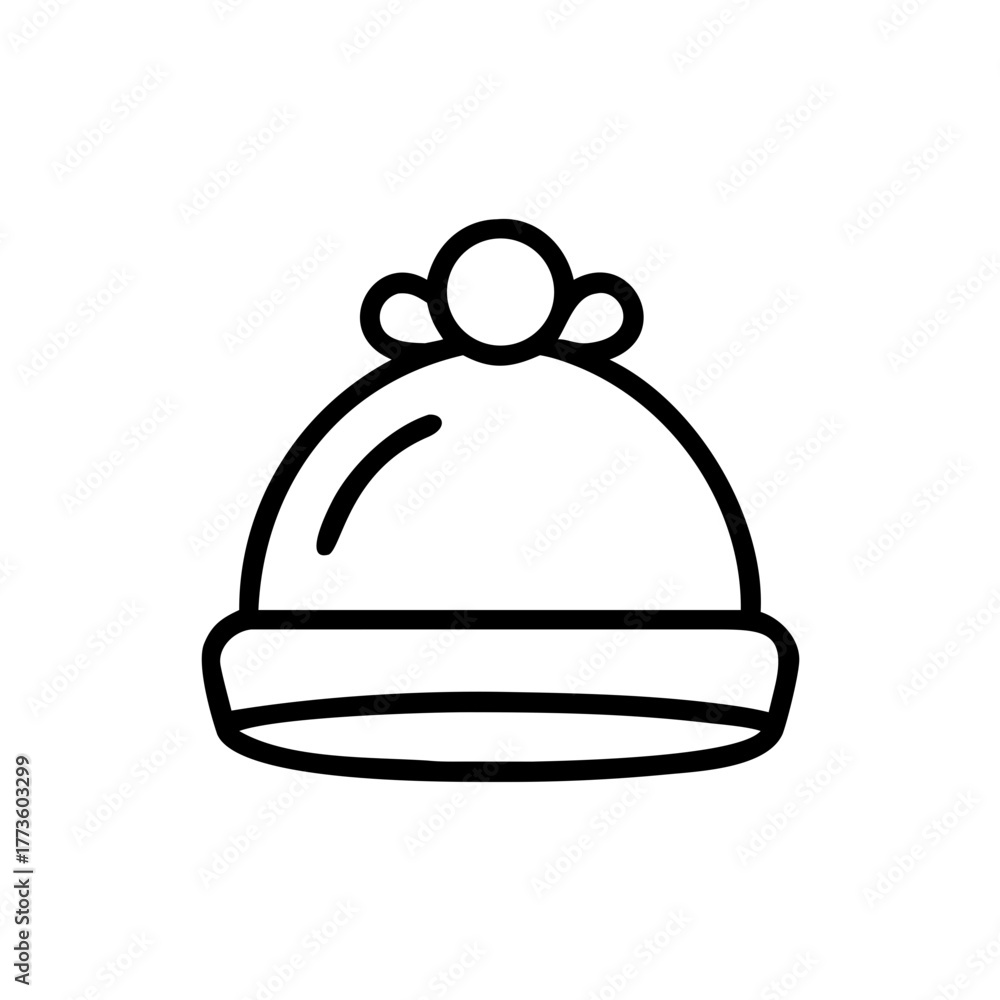 Obraz premium Pregnancy and Childcare newborn hat icon transparent background