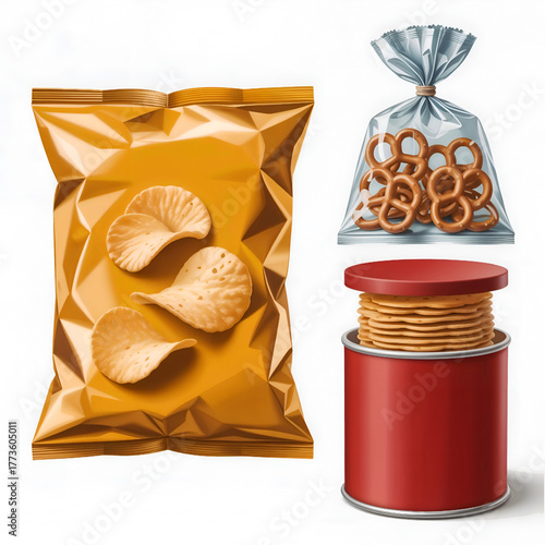 Junkfood Spicy Variety, Pretzels Salty Comfort, Chips Crispy Indulgence, Crackers Stacked Appetizer, Snacks Processed Assortment, Treats Packaged Convenience, Goodies Addictive Selection