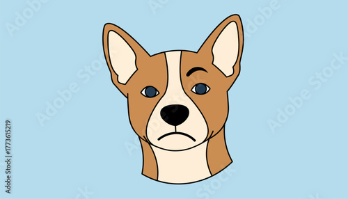 A dog looking skeptical one eyebrow raised as if questioning the validity of a popular meme circulating on social media.