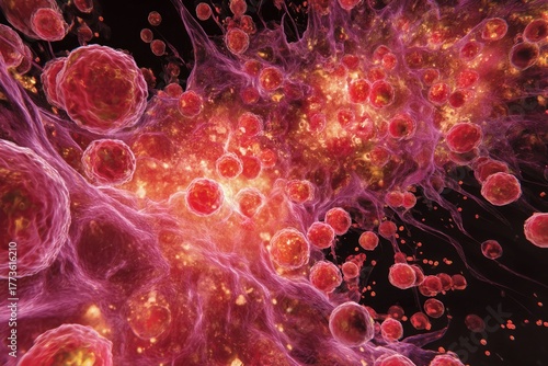Inflammation Response: Neurotransmitters modulate immune cell activity during skin inflammation.