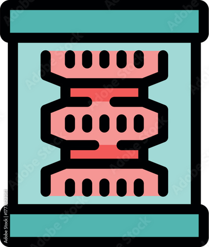 Double helix dna structure symbolizing genetic engineering, genome modification, and modern biological research