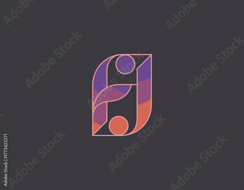 A modern and elegant logo design that features abstract human figures intertwined, symbolizing community, togetherness, and social dynamics in a stylish format.