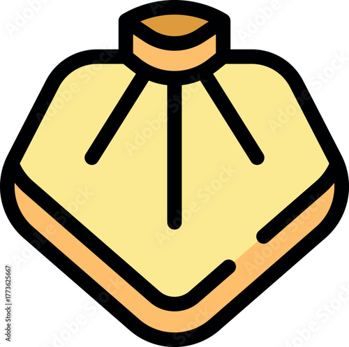 Yellow chemical tank storing industrial fertilizer for agriculture