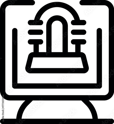 Metal detecting hobby finds treasure displayed on a monitor screen