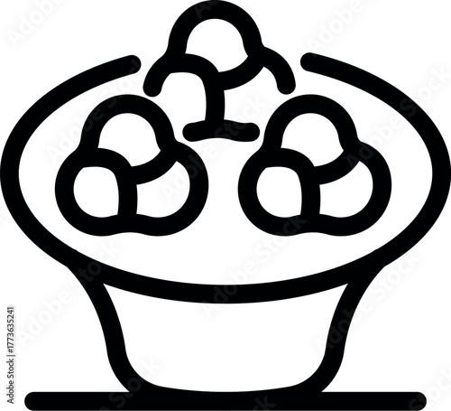 Falafel balls are served on a plate, showcasing a popular middle eastern dish