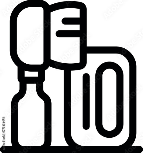 Shoe polish bottle and brush are essential tools for maintaining the quality and appearance of leather footwear