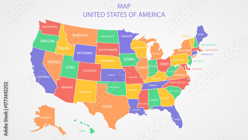 united states of america map background