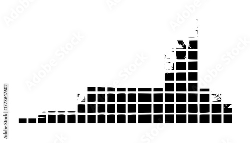 Sound waves flat line icons set. Vibration, soundwave, audio voice signal, abstract waveform frequency vector illustrations. Outline pictogram for music app. Editable Strokes
