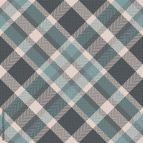 Romantic fabric background plaid, eps pattern seamless textile. Continuity tartan check texture vector in light and pastel colors.