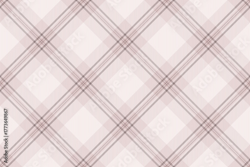 Holiday background pattern fabric, quilt textile texture tartan. Classy plaid seamless vector check in white and light colors.
