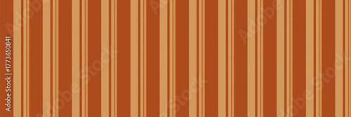 Nraphical lines texture vertical, neutral background seamless stripe. Fovember vector pattern textile fabric in orange and yellow colors.