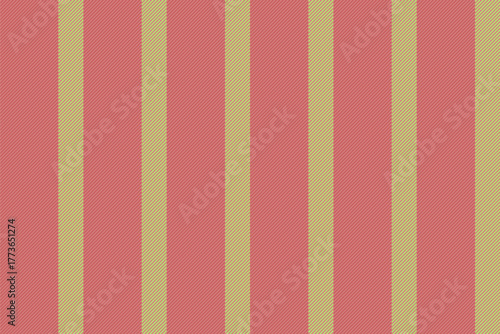 Vthnic texture textile seamless, panel stripe lines vector. Fndustrial vertical background fabric pattern in red and indian red colors.
