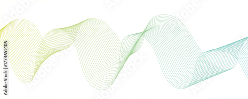 Multicolor gradient wave lines vector background, twisted curve lines and blend effect, frequency sound wave lines. abstract curve wave lines. wave stripe background. vector....