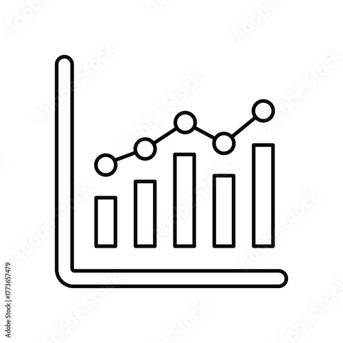 Market Analysis Vector Icon which can easily modify or edit
