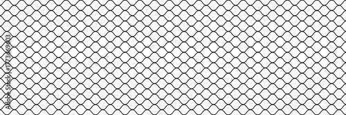 Mesh texture for fishing nets. Seamless pattern for sports or soccer goals. Vector ilustration