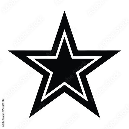 vector icon of a star  customer feedback and rati