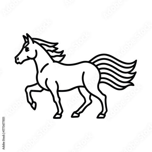 horse vector illustration