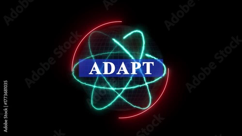 A futuristic ADAPT holographic earth illuminating next-gen networks, collaboration, and Innovation. Glowing holographic planet earth digital network. technology and global connection background.