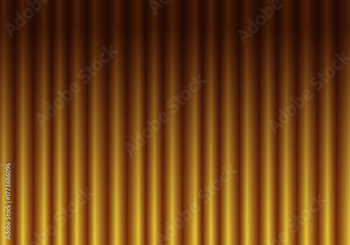 金色の幕　金のカーテン　金色の幕の舞台（ヨコ）