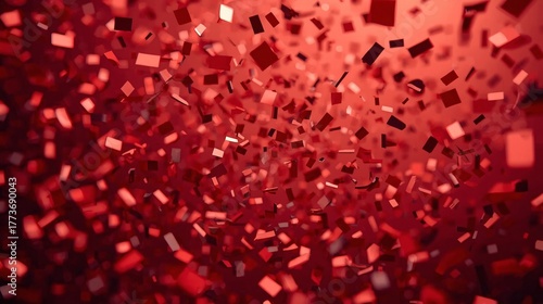 Red Confetti Explosion: Perfect for Jackpot Alerts, Victory Celebrations, Sales Promos, Championship Wins, and Reward Graphics