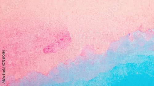 watercolor blending vibrant hues of blue and pink creating a gender reveal background