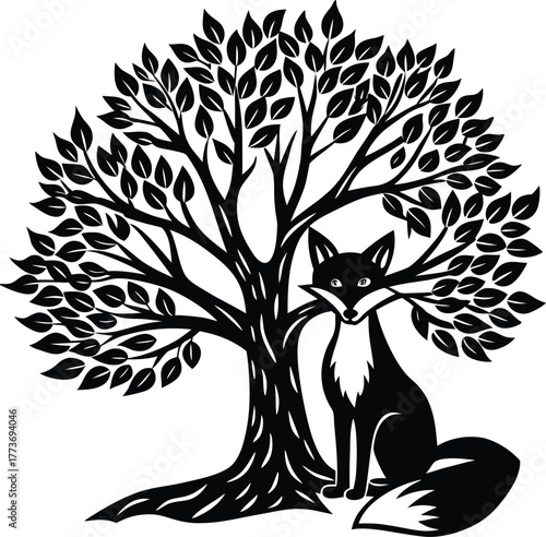 Solid black void abstraction for creative design and overlay use