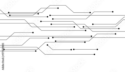 Abstract digital background with technology circuit board texture. Electronic motherboard illustration.