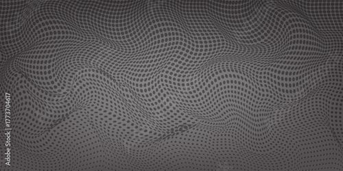 Linear square halftone, screentone element. Squares geometric pattern, background, texture