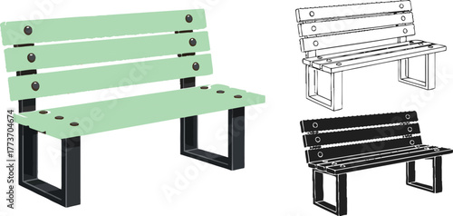 Find the perfect wooden park bench for your outdoor space now