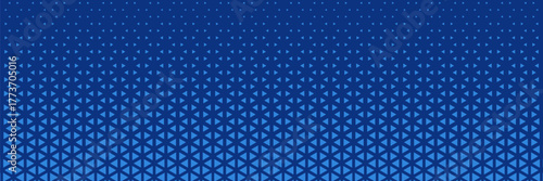 Triangles Halftone Pattern Vector Abstract Geometric Technology Background. Triangular Half Tone Texture. Minimal Style Dynamic Tech Wallpaper